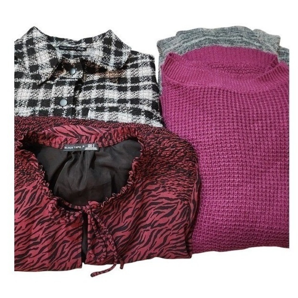 Womens Clothing Lot Bundle Size X Plus Size Jacket Dress Sweater 4 Pc